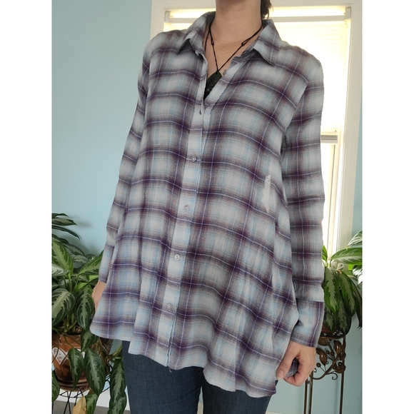 Free people gauze button up - Picture 7 of 12